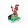 Delock D-Sub 9 Female to 6-Pin Terminal Block Adapter with Thumbscrews and Push Button 66556