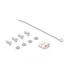 Delock D-Type RJ45 Panel Mount Jack Cat.6A STP with LSA Termination and IP66 Protective Cap