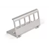 Delock DIN Rail Mounting Bracket for 5 Modular Inserts, Grey 88141