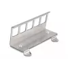 Delock DIN Rail Mounting Bracket for 5 Modular Inserts, Grey 88141