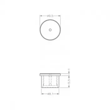 Delock Dust Protection Cap for SMA Connectors, 10 Pieces, Transparent 60163