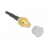Delock Dust Protection Cap for SMA Connectors, 10 Pieces, Transparent 60163