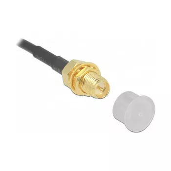Delock Dust Protection Cap for SMA Connectors, 10 Pieces, Transparent 60163