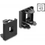 Delock Easy 45 Keystone Module Holder 45 x 45 mm Black 81669