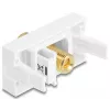 Delock Easy 45 Module Binding Post to Threaded Jack Red White (90901)