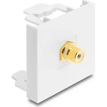Delock Easy 45 Module RCA Female to RCA Female Gold-Plated 91819