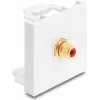 Delock Easy 45 Module RCA Female to RCA Female Gold-Plated Red/White (91818)