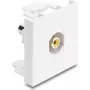 Delock Easy 45 Module RCA Female to RCA Female Yellow / White 91814