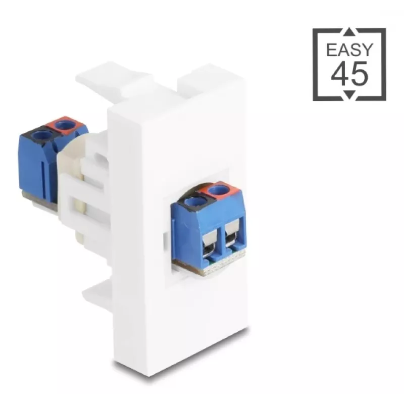 Delock Easy 45 Module Terminal Block to White (90912)