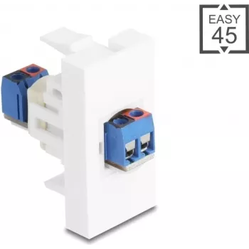 Delock Easy 45 Module Terminal Block to White (90912)
