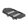 Delock Fiber Optic Mounting Bracket for Floor Tank 12 Port SC Simplex / LC Duplex Couplers Black 88162