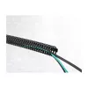 Delock Flexible Self-Adhesive and Screwable Cable Channel 45 x 46 mm - Length 50 cm Black