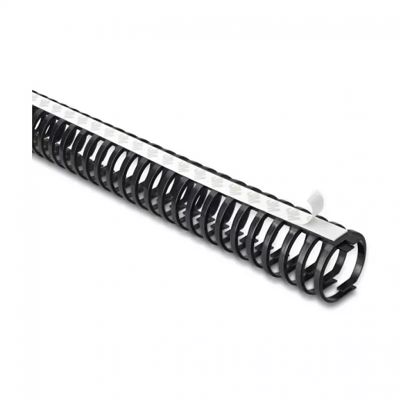 Delock Flexible Self-Adhesive and Screwable Cable Channel 45 x 46 mm - Length 50 cm Black