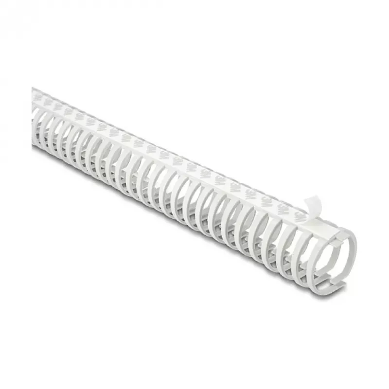 Delock Flexible Self-Adhesive Screwable Cable Duct 45 x 46 mm - Length 50 cm Grey