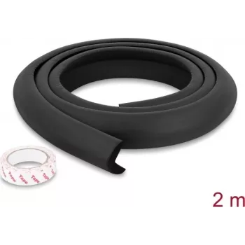 Delock Foam Edge Protector 35 x 8 mm - Length 2 m Black (18488)