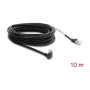 Delock GigE Camera Cable RJ45 90° Angled with Screws to RJ45 Cat.6 S/FTP 10 m Black