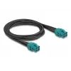 Delock HDMI Adapter Cable Micro HDMI Male to 4x HDMI Female 1 m Black 90340