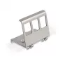 Delock Keystone Metal Holder 3 Port for DIN Rail (88139)