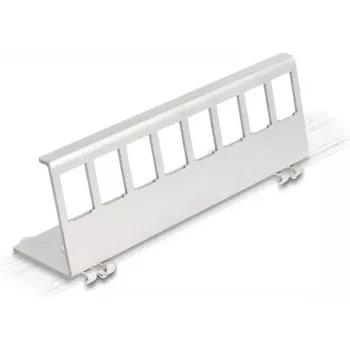 Delock Keystone Metal Holder 8-Port for DIN Rail (90657)