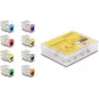 Delock Keystone Module RJ-45 Female to LSA Female STP CAT 6a, 8-Pack (Grey, Blue, Yellow, Red, Green, Orange, Violet, Neon Yellow) 87896