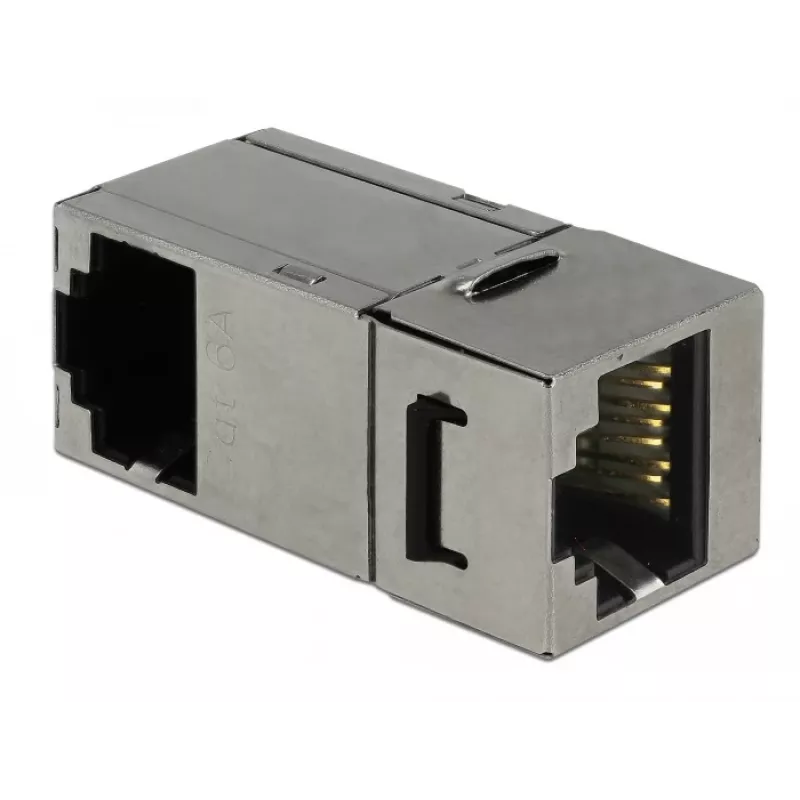 Delock Keystone Module RJ45 Female to RJ45 Female Cat.6 STP 90° 86371