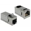 Delock Keystone Module RJ45 Female to RJ45 Female Cat.6 STP 90° 86371
