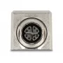 Delock M12 Adapter X-coded 8 Pin Female to RJ45 Female Cat.6A STP Shielded Straight