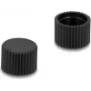 Delock M12 Screw-On Protective Cap, Plastic, IP67 Dust & Waterproof, Black 60844