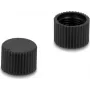 Delock M12 Screw-On Protective Cap, Plastic, IP67 Dust & Waterproof, Black 60844
