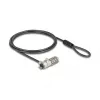 DELOCK Navilock Laptop Lock with Combination Lock for HP Nano Slot - Carbon Steel Cable (20967)