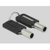 Delock Navilock Notebook Security Cable with 3 Locking Heads for Kensington, Noble Wedge and Nano Slot (20676)