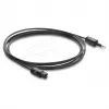 Delock Optical Audio Cable – Mini TOSLINK 3.5mm to TOSLINK, 2m, Black