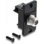 Delock Panel Mount F Female to F Female Adapter Black 91188