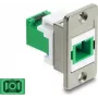 Delock Panel-Mount SC Simplex Coupler with Laser Protection Flap 91104