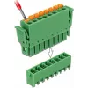 Delock PCB Terminal Block Set 8 Pin 3.81 mm Pitch Vertical Green (10 Pieces) 65974