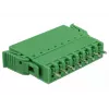 Delock PCB Terminal Block Set 8 Pin 3.81 mm Pitch Vertical Green (10 Pieces) 65974