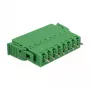 Delock PCB Terminal Block Set 8 Pin 3.81 mm Pitch Vertical Green (10 Pieces) 65974