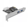 Delock PCI Express x1 Card to 2 x USB 3.2 Gen 1 Type-A, Low-Profile