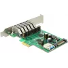 Delock PCI Express x1 Card to 6 x External + 1 x Internal USB 3.0