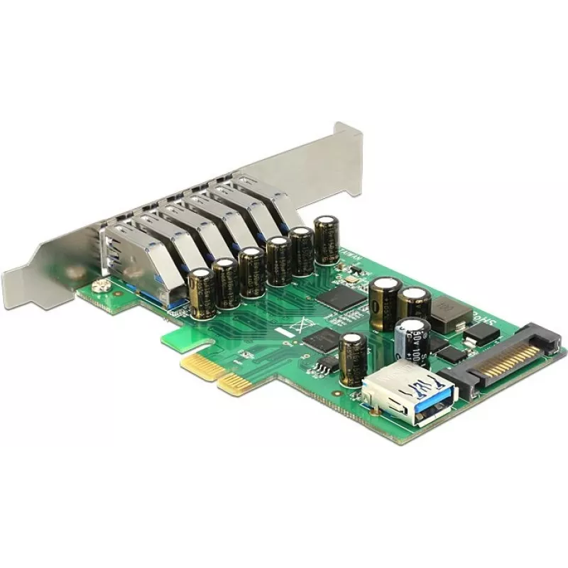 Delock PCI Express x1 Card to 6 x External + 1 x Internal USB 3.0
