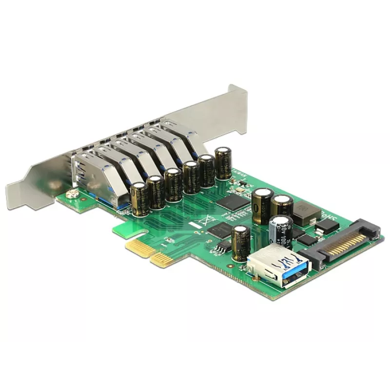 Delock PCI Express x1 Card to 6 x External + 1 x Internal USB 3.0