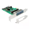 Delock PCI Express x1 Card to 6 x External + 1 x Internal USB 3.0