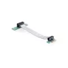 Delock PCI Express x1 to x1 Riser Card with Flexible Cable, 13 cm, Left-Oriented