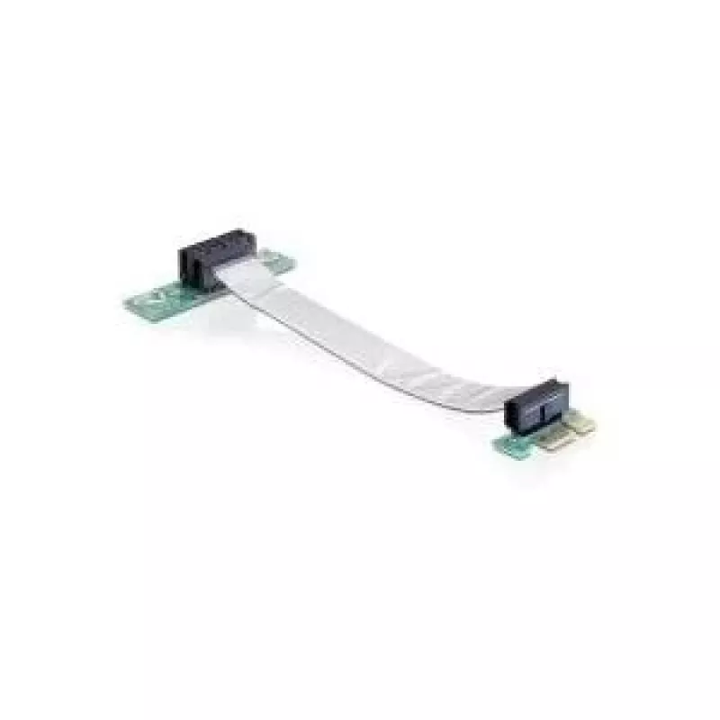 Delock PCI Express x1 to x1 Riser Card with Flexible Cable, 13 cm, Left-Oriented