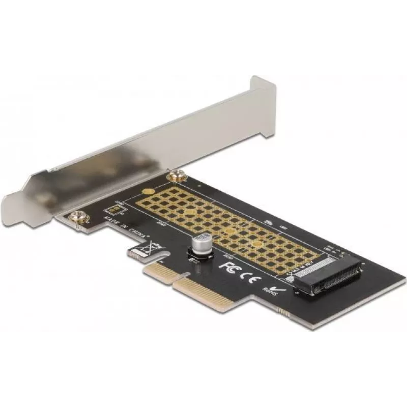 Delock PCI Express x4 Card to 1 x Internal NVMe M.2 Key M 80 mm - Low Profile Form Factor 90047