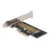 Delock PCI Express x4 Card to 1 x Internal NVMe M.2 Key M 80 mm - Low Profile Form Factor 90047