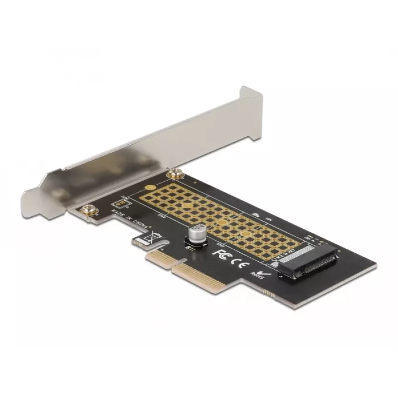 Delock PCI Express x4 Card to 1 x Internal NVMe M.2 Key M 80 mm - Low Profile Form Factor 90047