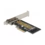 Delock PCI Express x4 Card to 1 x Internal NVMe M.2 Key M 80 mm - Low Profile Form Factor 90047