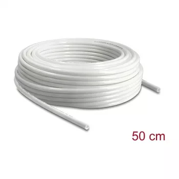 DELOCK Pneumatic Hose 12 x 8 mm 50 m Roll White