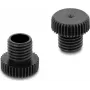 Delock Protective Cap for M8 Female Socket, Screw-On, IP67 Dustproof & Waterproof, Black 60847